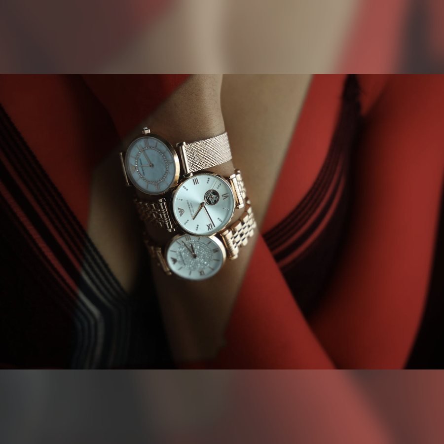 Couple Rose Gold Pair Watch at SHIVAM ELECTRONICS online store
