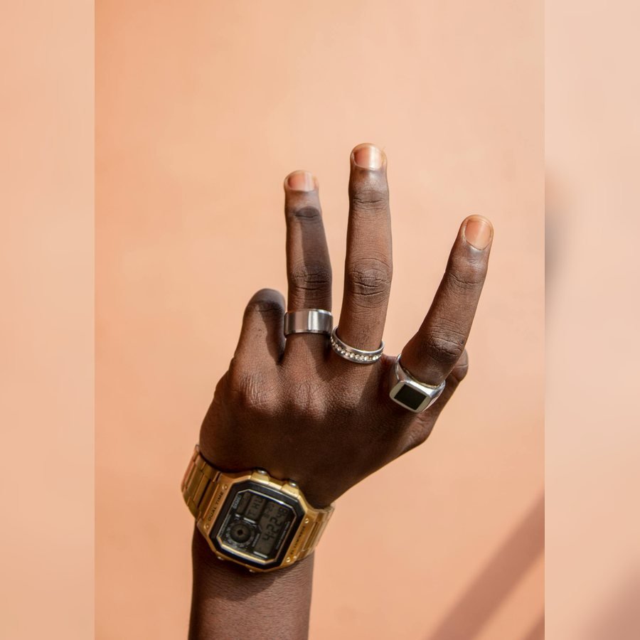 Golden Chain Classic Watch at SHIVAM ELECTRONICS online store