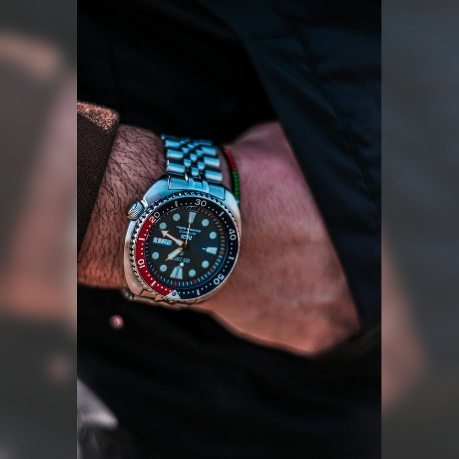 Matte Black Dial Watch at SHIVAM ELECTRONICS online store